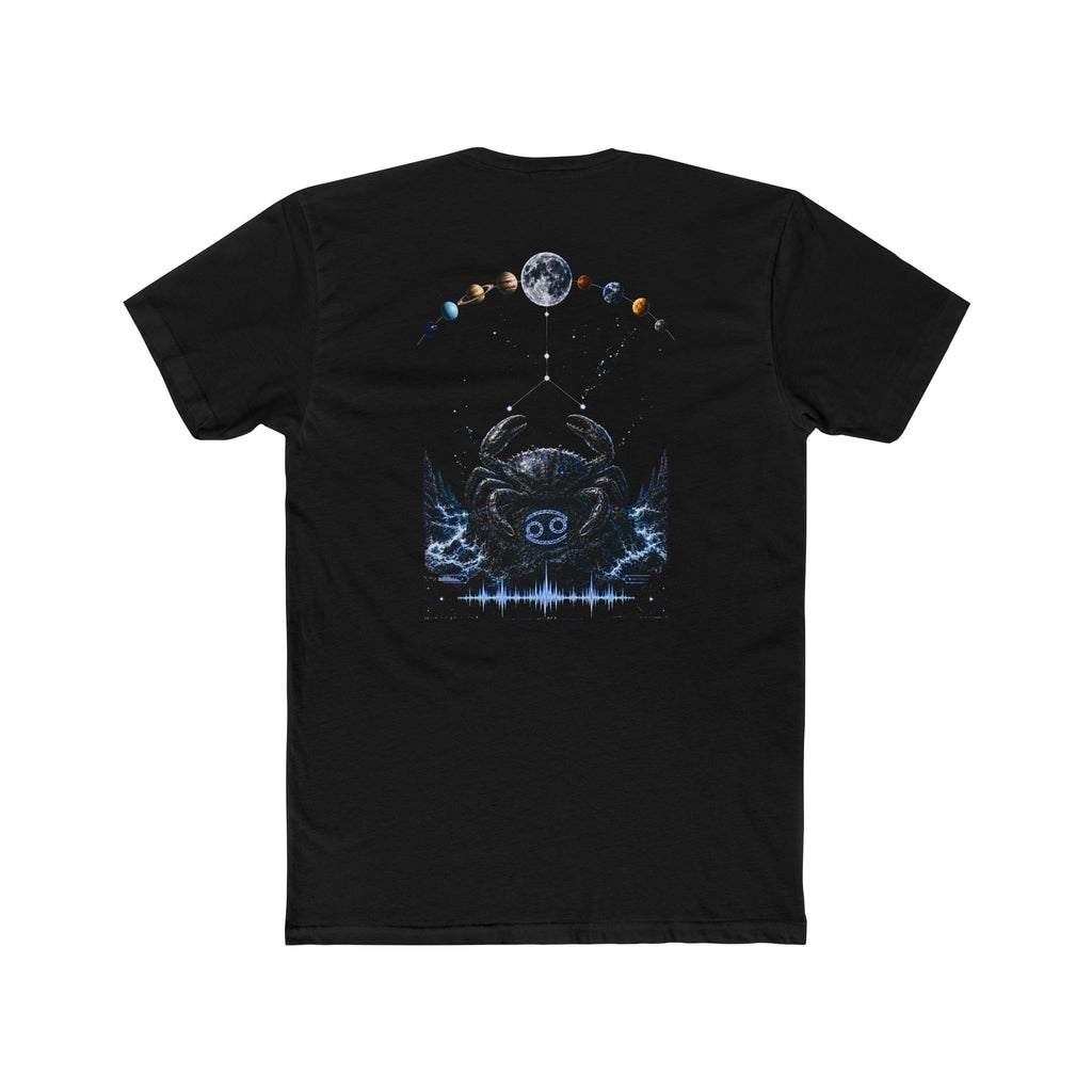 Cancer Zodiac Tee — Crab Constellation Moon Phases T‑Shirt