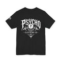 Psycho Clothing Co. Graphic Tee — Gothic Skull Logo T‑Shirt
