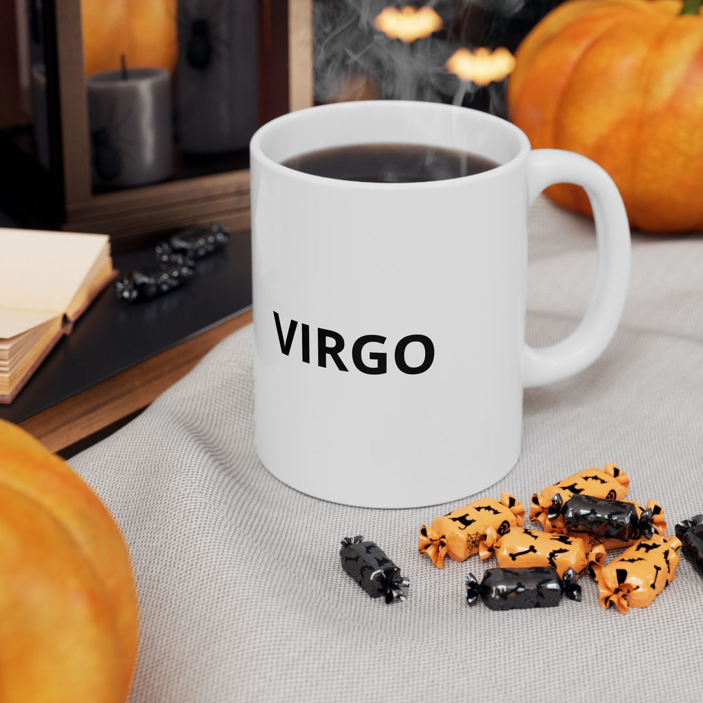 VIRGO Astrology Ceramic Mug — Zodiac Constellation Coffee Cup (11oz & 15oz)