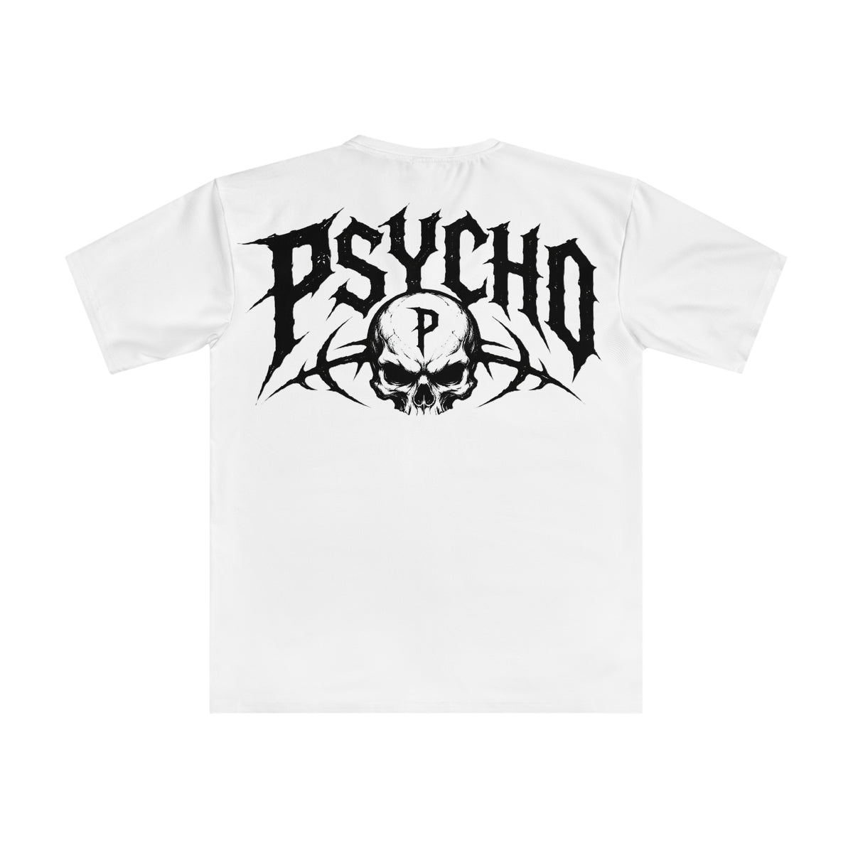 Halloween Pumpkin Reaper T-Shirt — Psycho Skull Back Graphic