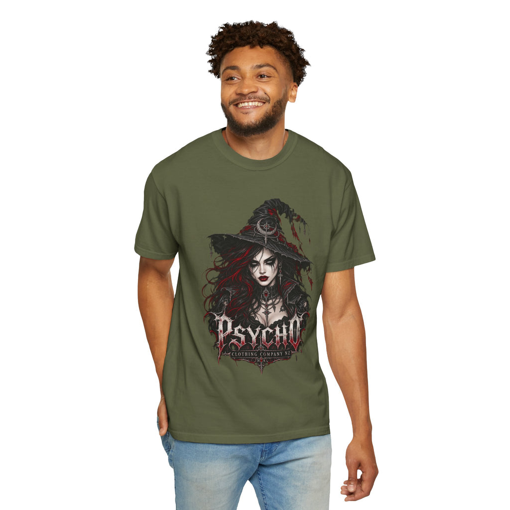 Psycho Witch Gothic Graphic T-Shirt