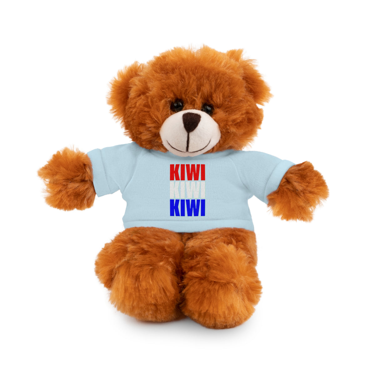 Kiwi Stripe Teddy Bear with Graphic Tee