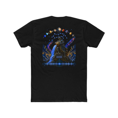 Astrological Aquarius Celestial Tee — Zodiac Aquarius Graphic T‑Shirt