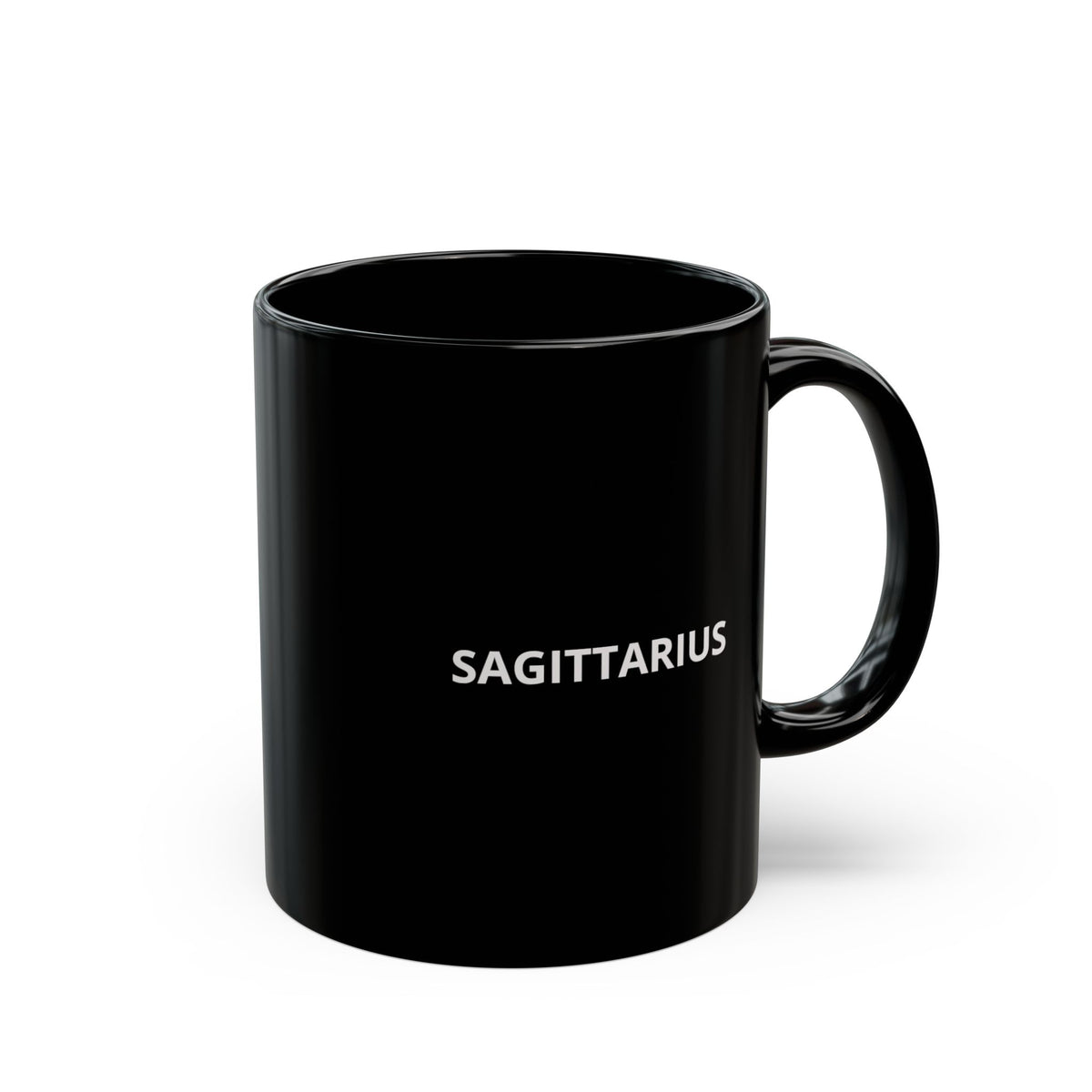 SAGITTARIUS Constellation Black Mug — Zodiac Coffee Cup (11oz, 15oz)