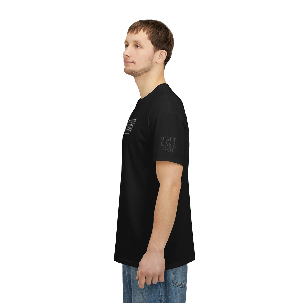 DGAS (Dont Give A Shit) Retro Logo Tee — White Graphic Short Sleeve Shirt