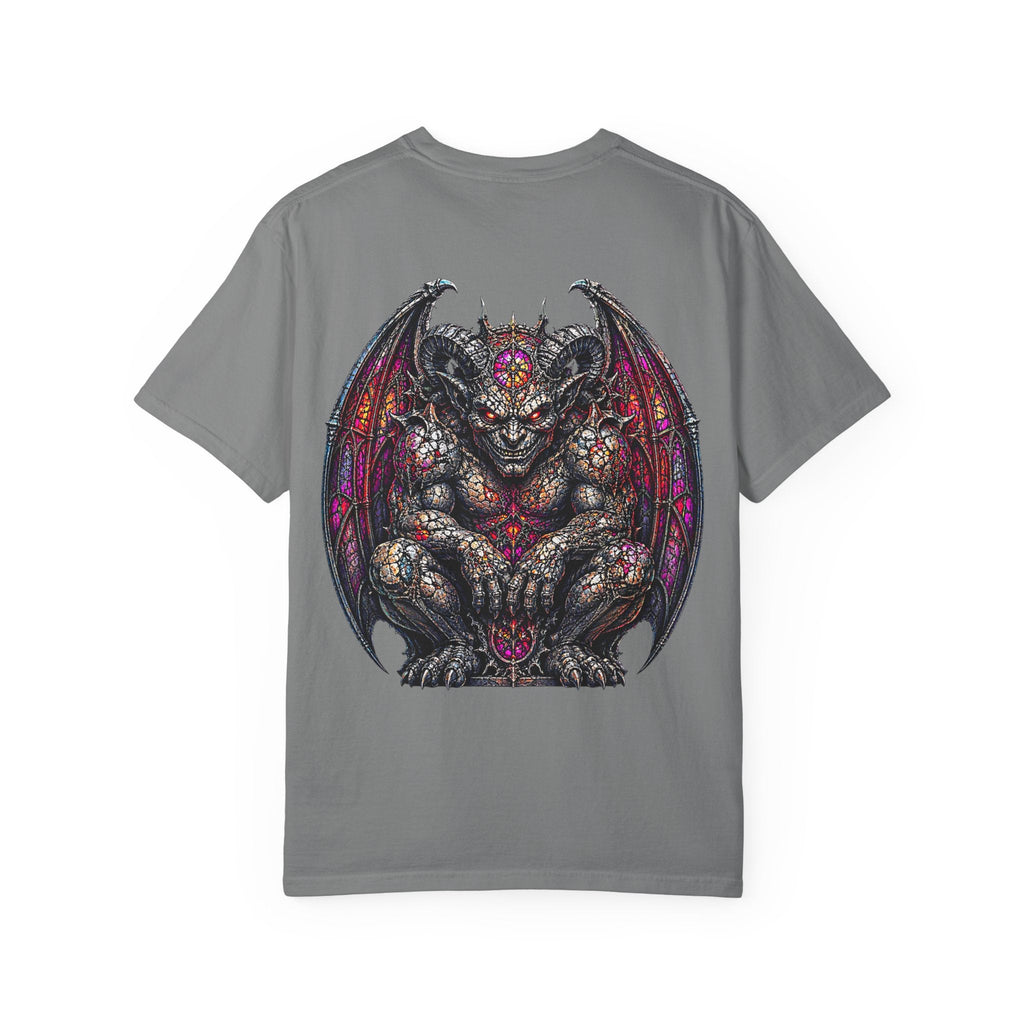 Gargoyle Graphic T-Shirt — Gothic Demon Back Print