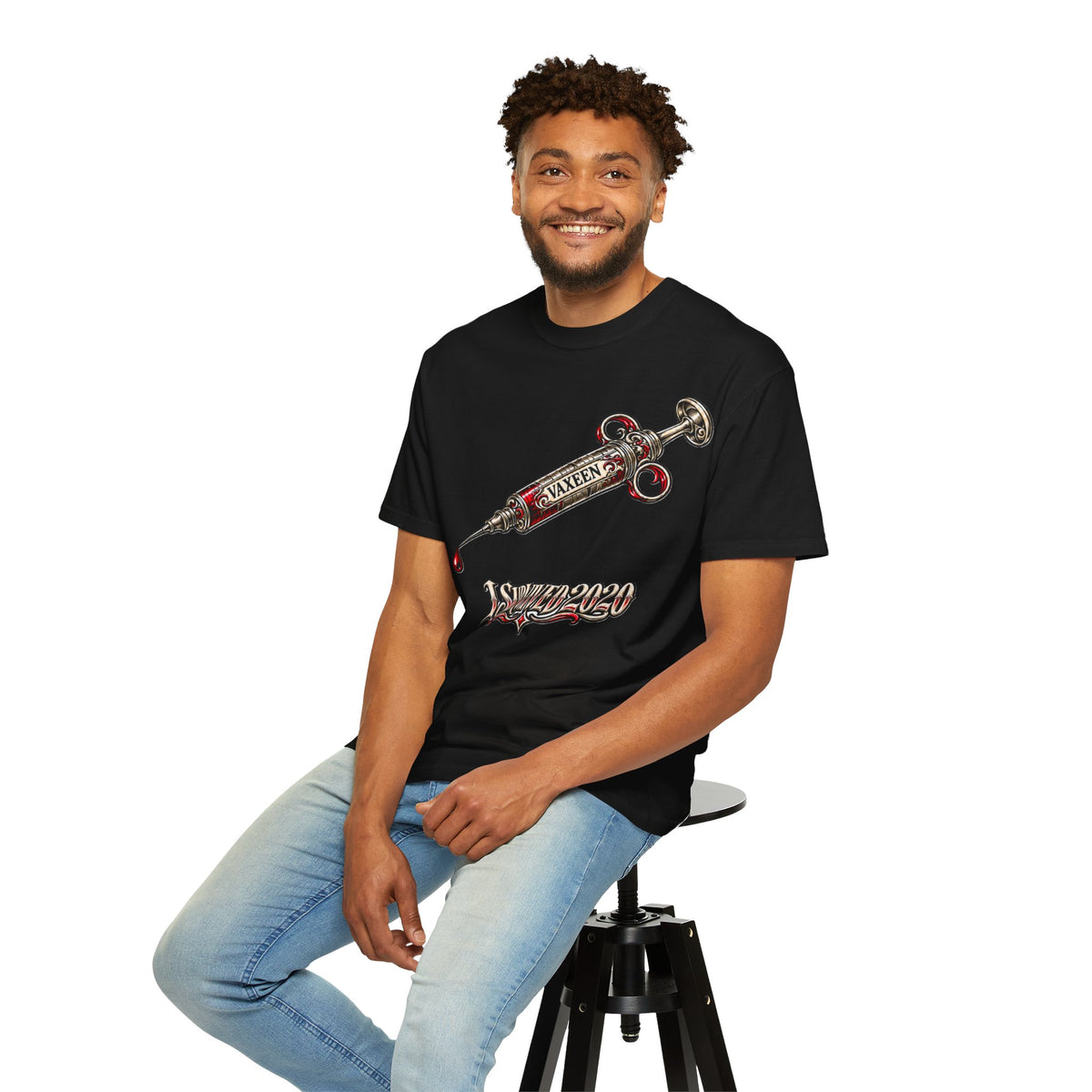 I Survived 2020 T-Shirt — Retro Syringe Graphic Tee