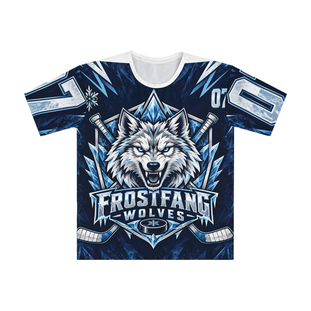 Frostfang Wolves Ice Hockey Jersey T-Shirt