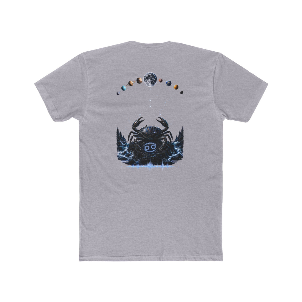Cosmic Crab Tee — Moon Phases Ocean Graphic T‑Shirt