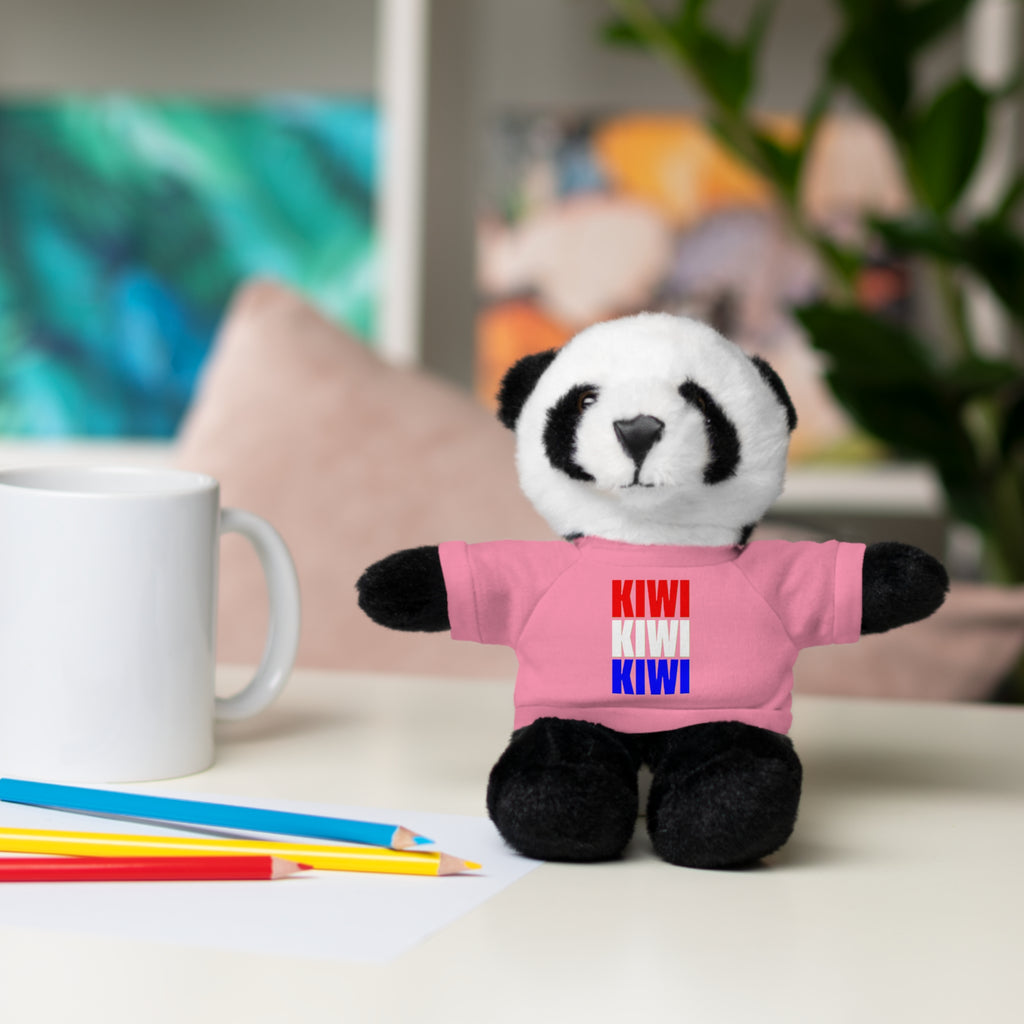 Kiwi Stripe Teddy Bear with Graphic Tee