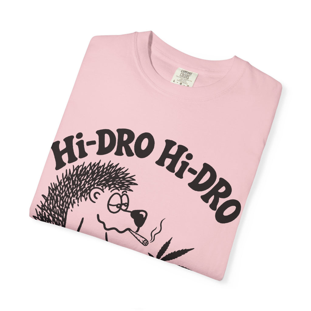 Hi-Dro The Stoned Hedgehog T-Shirt — Cute Retro Cannabis Graphic Tee