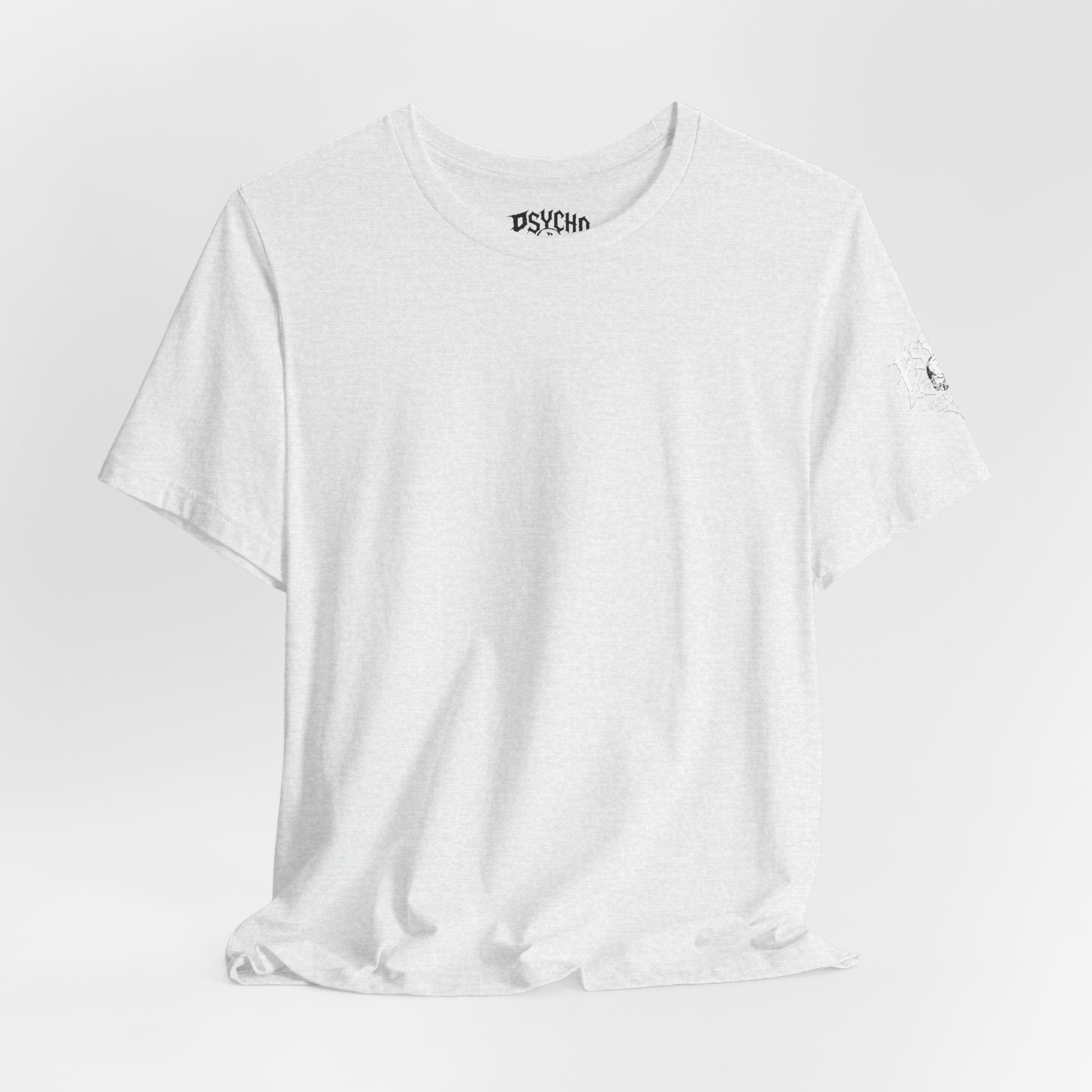 Psycho Clothing Co. Graphic Tee — Gothic Skull Logo T‑Shirt