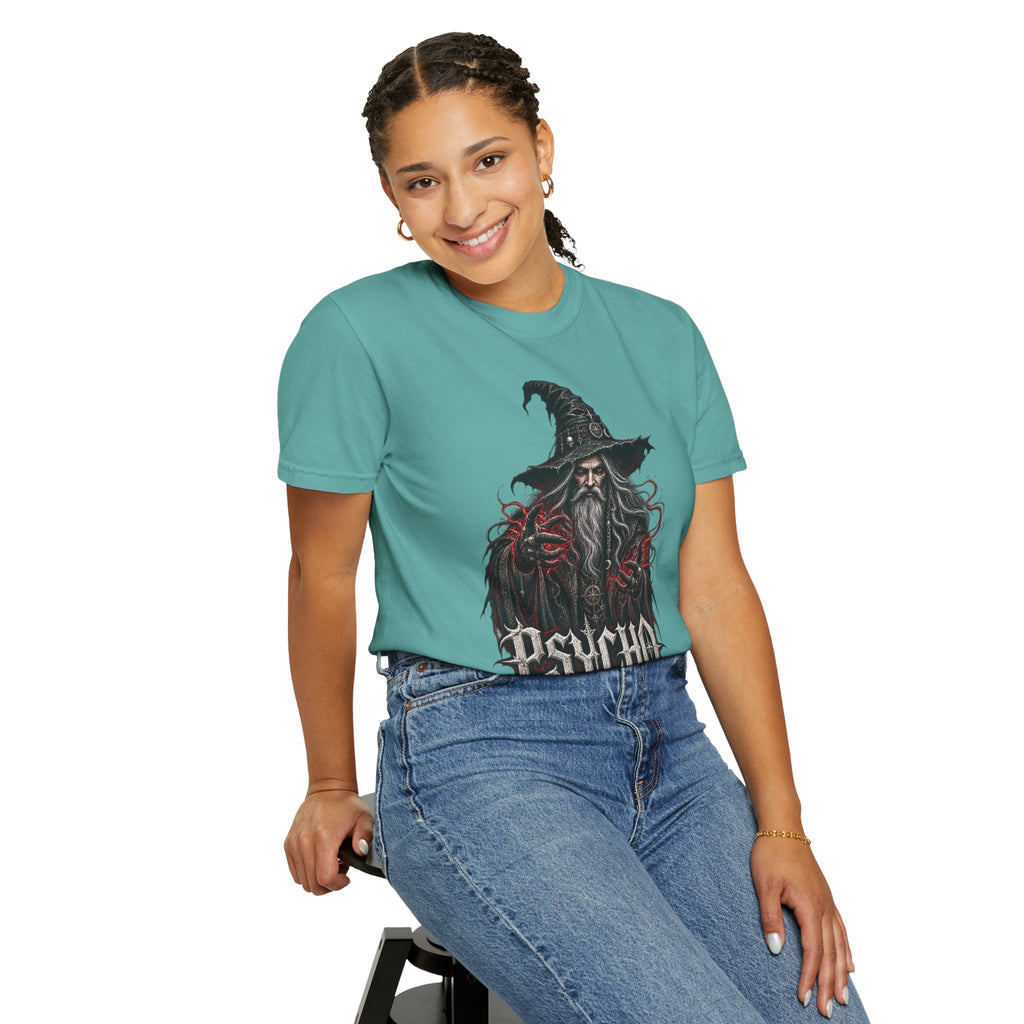 Psycho Wizard T-Shirt — Gothic Wizard Graphic Tee