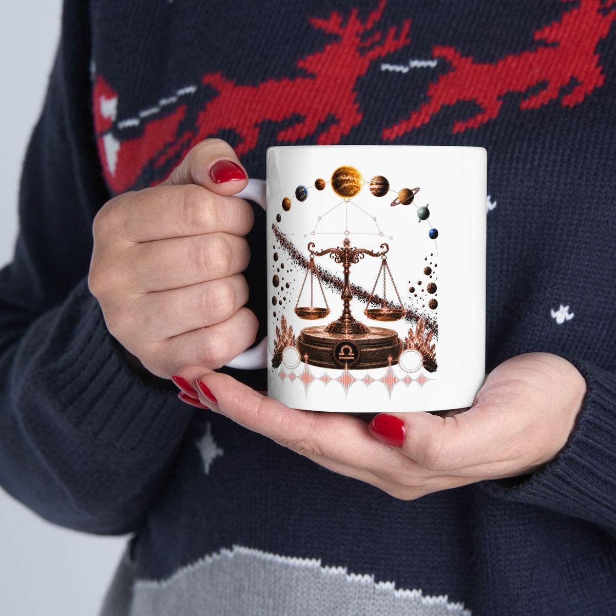 Zodiac Sign LIBRA -- Ceramic Mug, (11oz, 15oz)