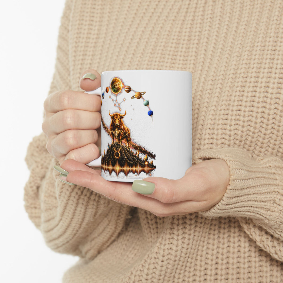 TAURUS Astrology Ceramic Mug — Zodiac Constellation Coffee Cup (11oz & 15oz)