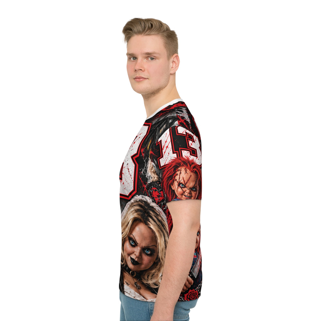 Horror Movie Chucky & Tiffany 13 Graphic T‑Shirt