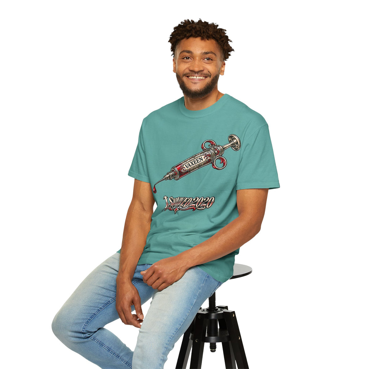 I Survived 2020 T-Shirt — Retro Syringe Graphic Tee