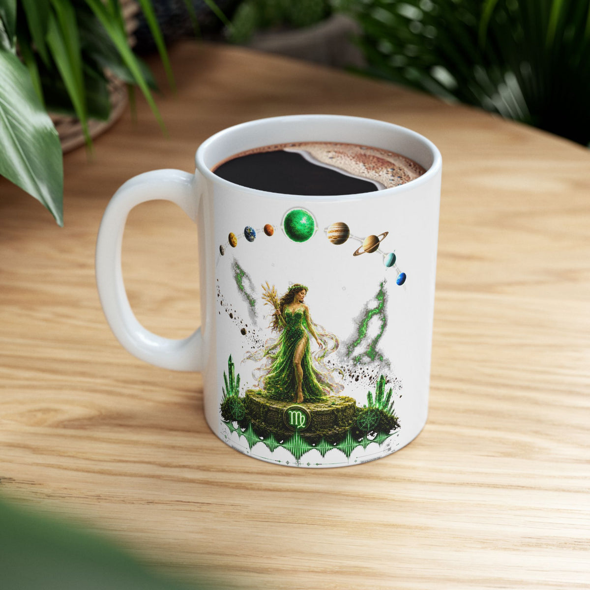 VIRGO Astrology Ceramic Mug — Zodiac Constellation Coffee Cup (11oz & 15oz)
