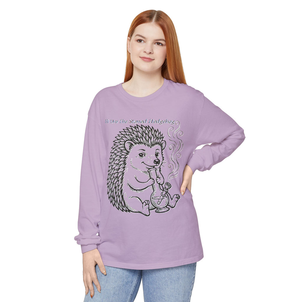 Hi I'm Hi-Dro The Stoned Hedgehog Long Sleeve T-Shirt