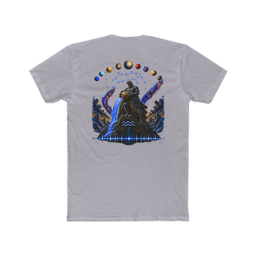 Astrological Aquarius Celestial Tee — Zodiac Aquarius Graphic T‑Shirt
