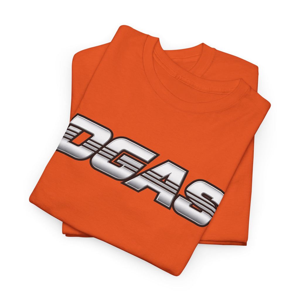 DGAS (Dont Give A Shit) Retro Logo Tee — White Graphic T-Shirt