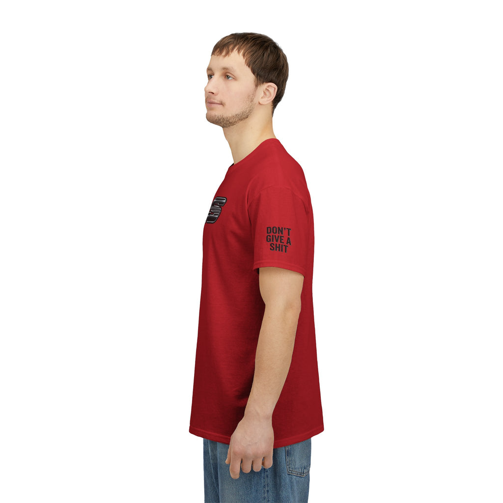 DGAS (Dont Give A Shit) Retro Logo Tee — White Graphic Short Sleeve Shirt