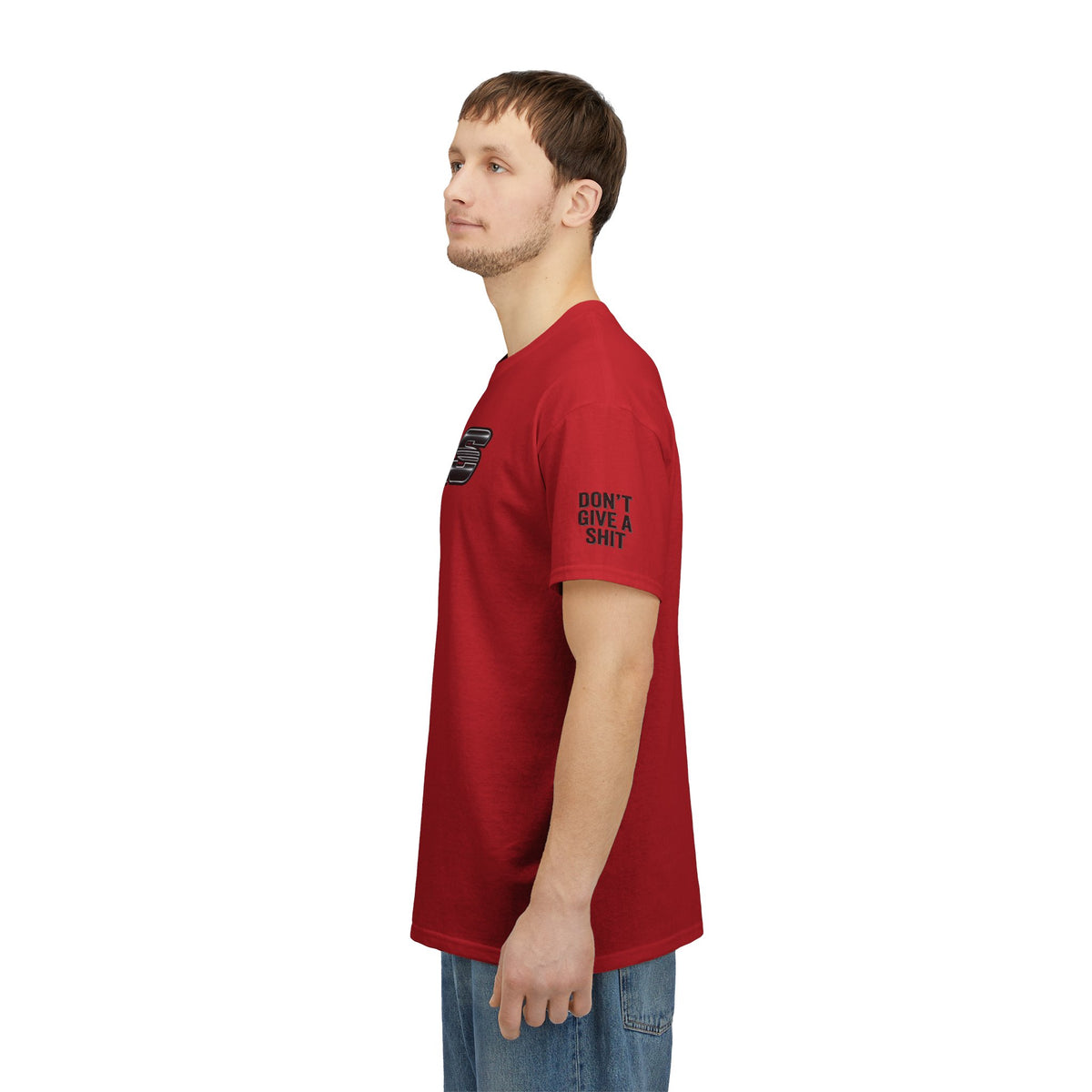 DGAS (Dont Give A Shit) Retro Logo Tee — White Graphic Short Sleeve Shirt