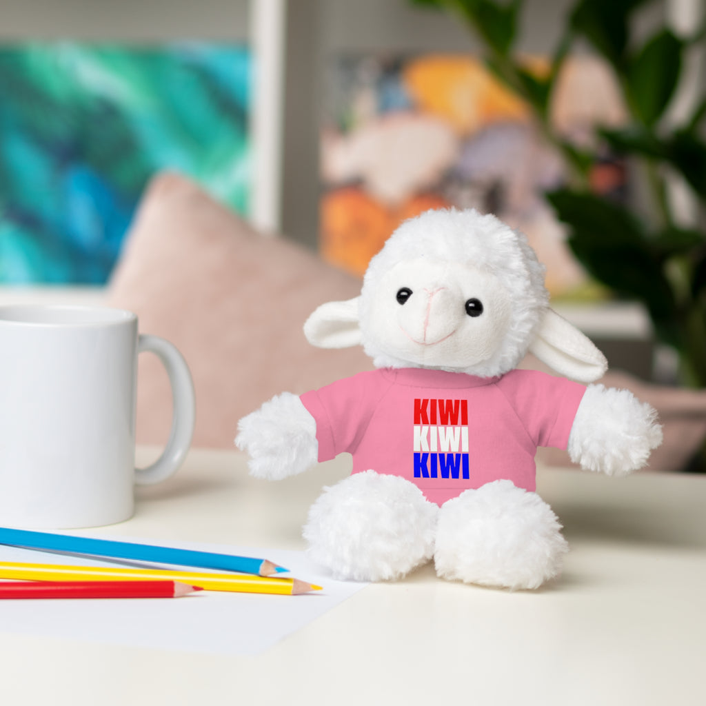 Kiwi Stripe Teddy Bear with Graphic Tee