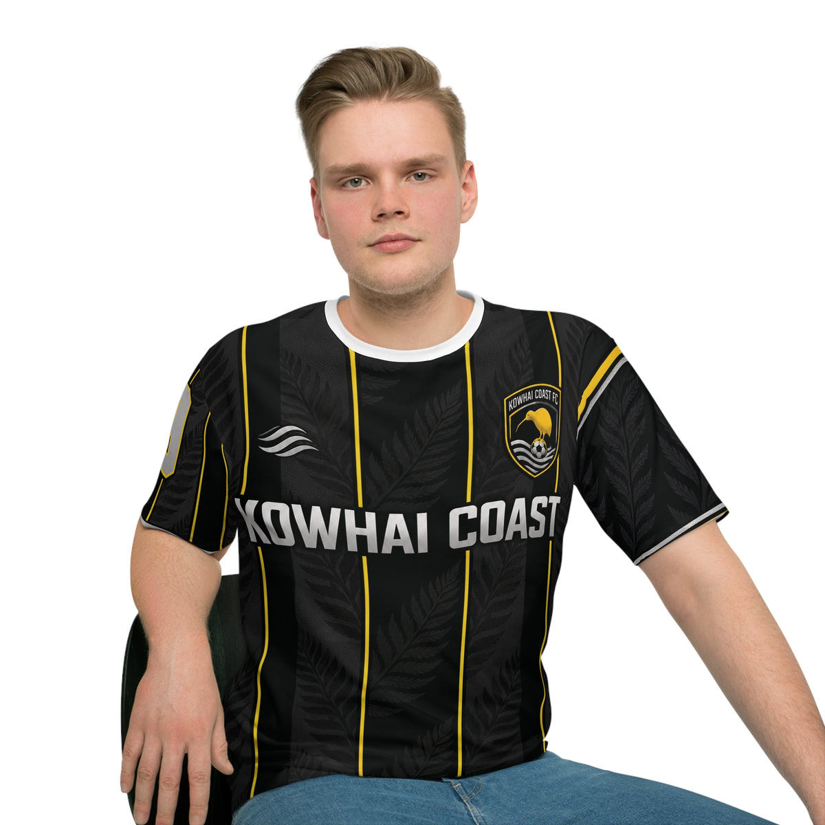 Kowhai Coast Aotearoa Rugby-Style Men's Loose T-Shirt