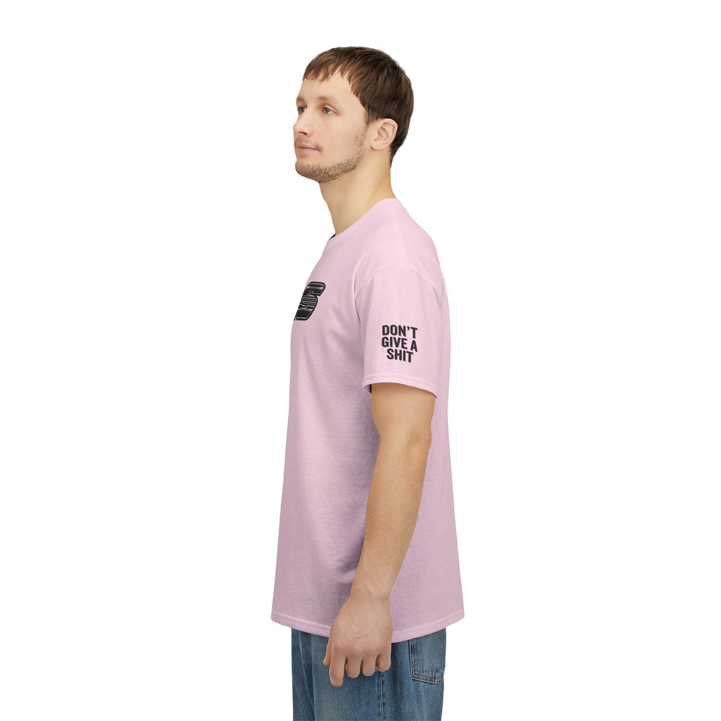 DGAS (Dont Give A Shit) Retro Logo Tee — White Graphic Short Sleeve Shirt