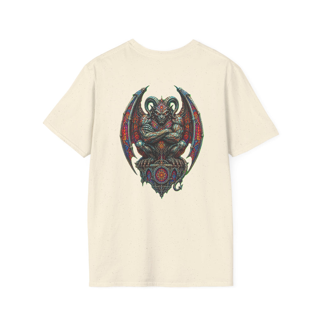 Demon Gargoyle Graphic T-Shirt — Gothic Occult Art Tee