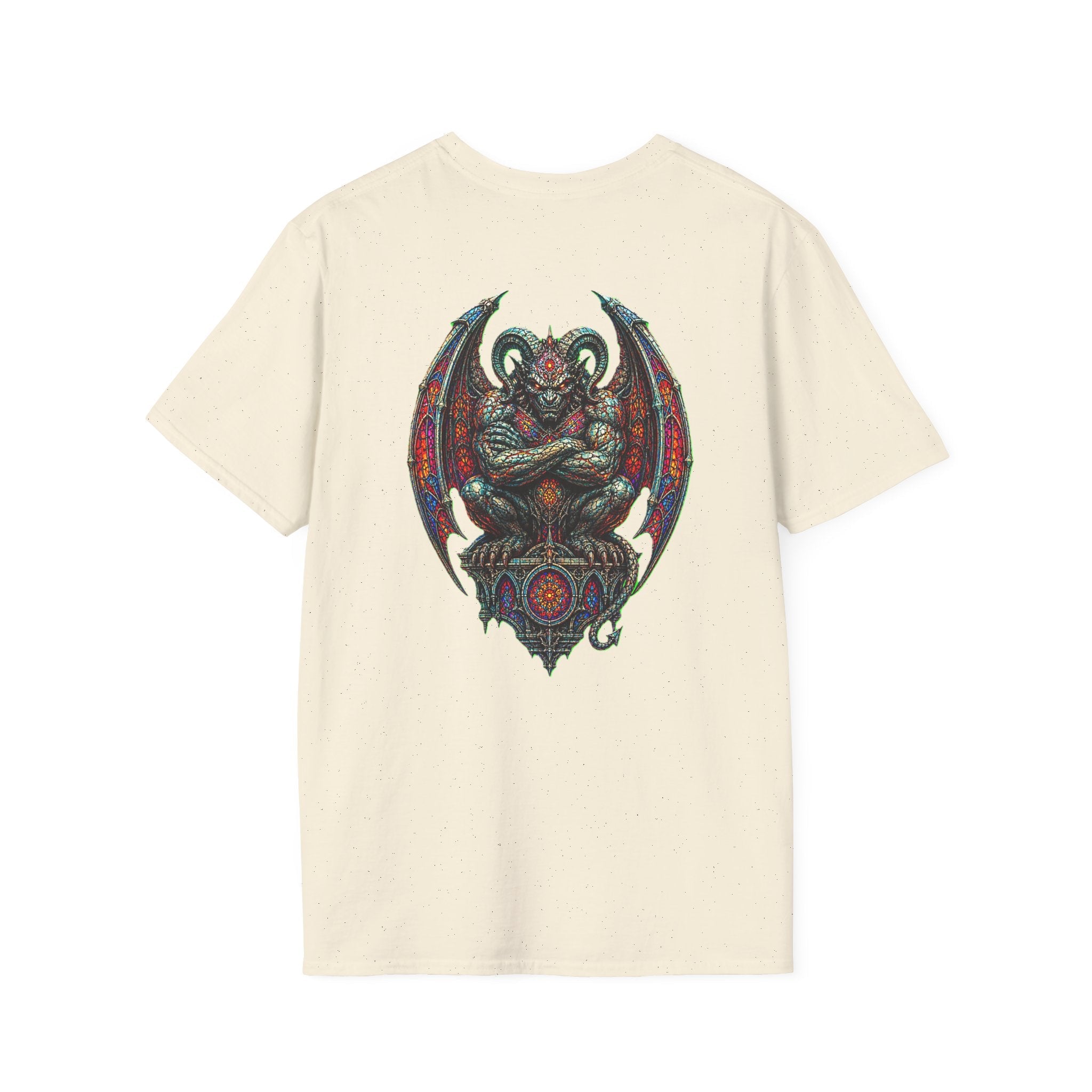 Demon Gargoyle Graphic T-Shirt — Gothic Occult Art Tee