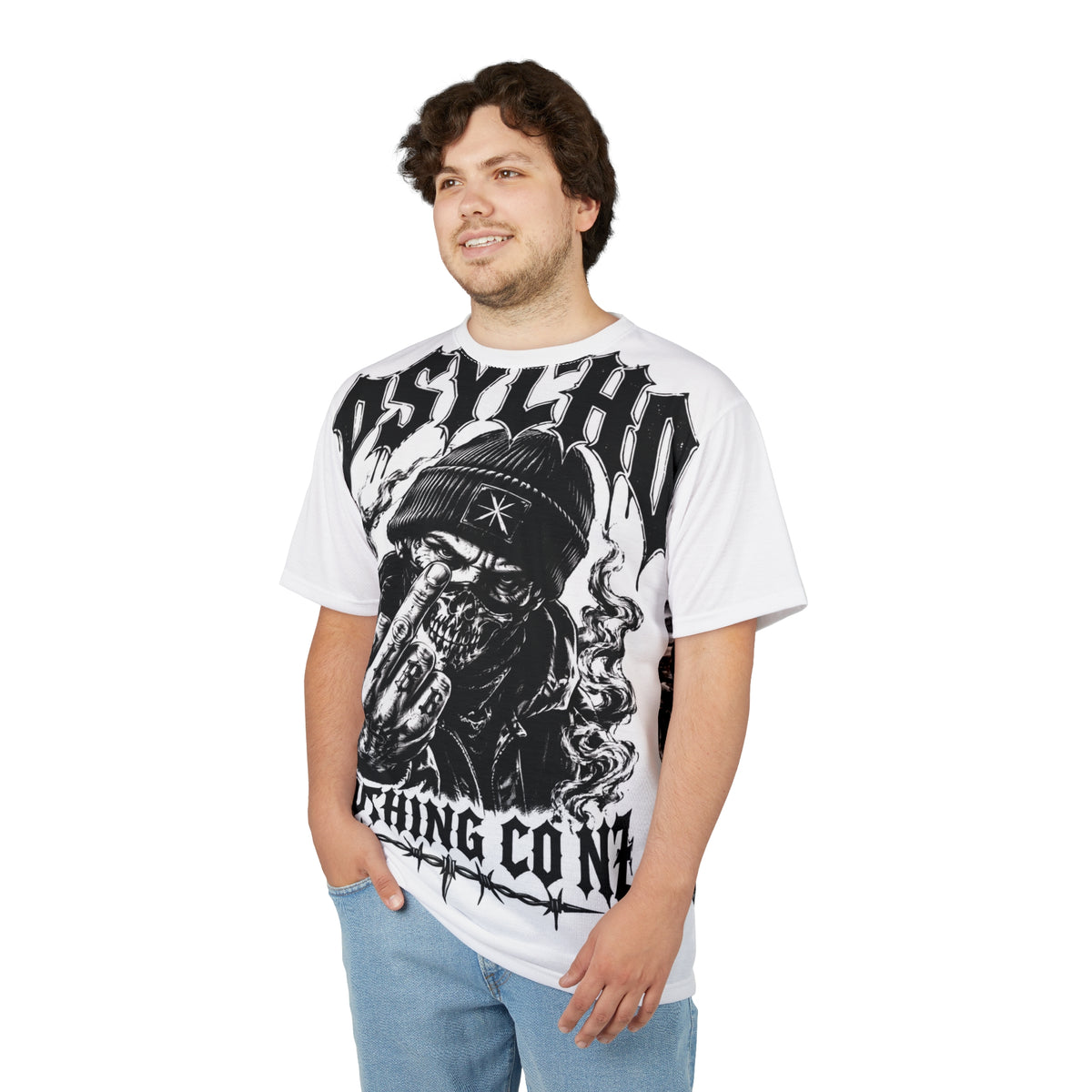 Psycho Clothing Co NZ Graphic Tee — Streetwear Shirt