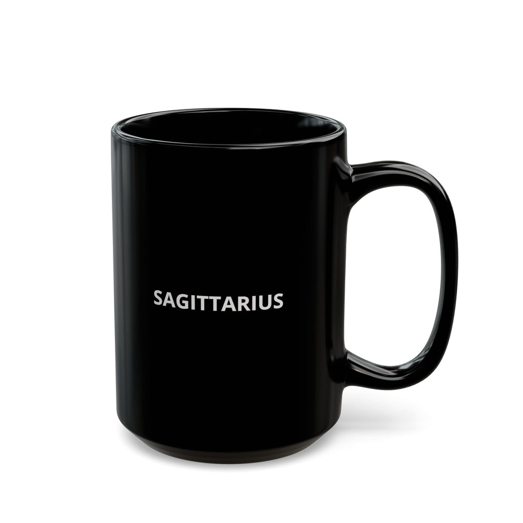 SAGITTARIUS Constellation Black Mug — Zodiac Coffee Cup (11oz, 15oz)
