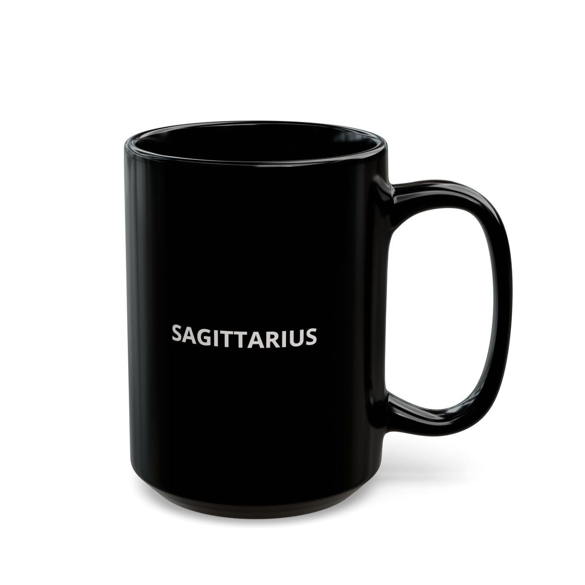 SAGITTARIUS Constellation Black Mug — Zodiac Coffee Cup (11oz, 15oz)