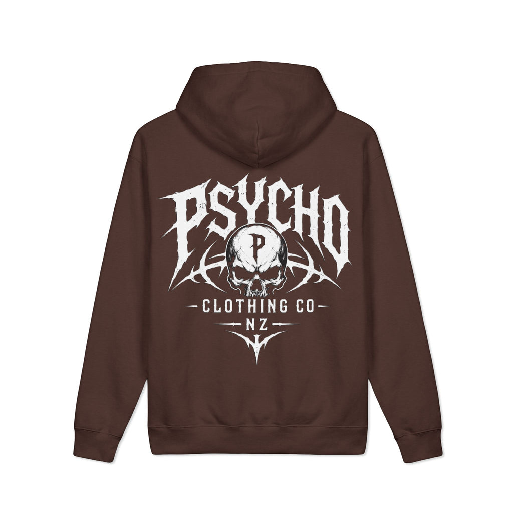 Psycho Skull Hoodie — Graphic Heavyweight Hooded Sweatshirt