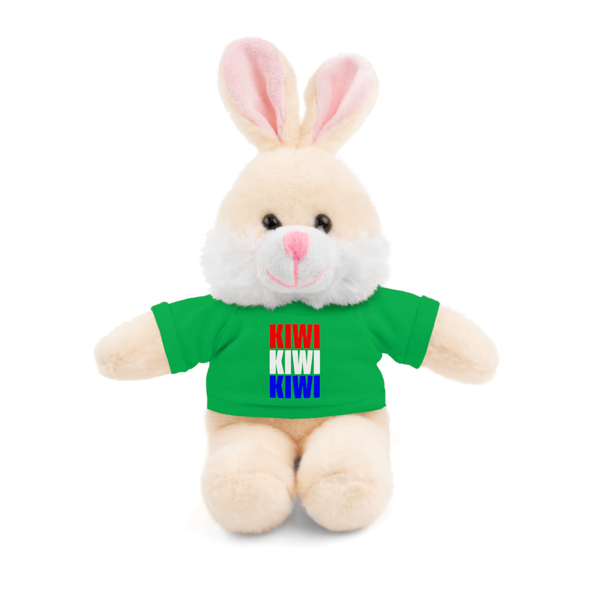Kiwi Stripe Teddy Bear with Graphic Tee