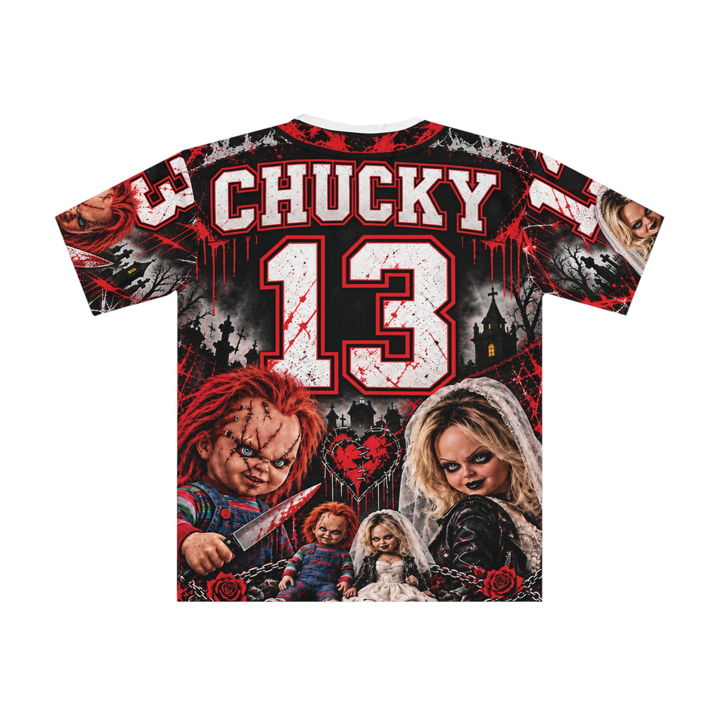 Horror Movie Chucky & Tiffany 13 Graphic T‑Shirt