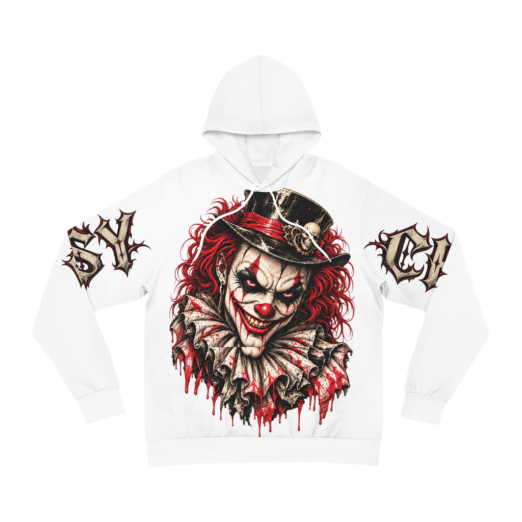 Psycho Clown Graphic Hoodie — Horror Clown Skull Streetwear