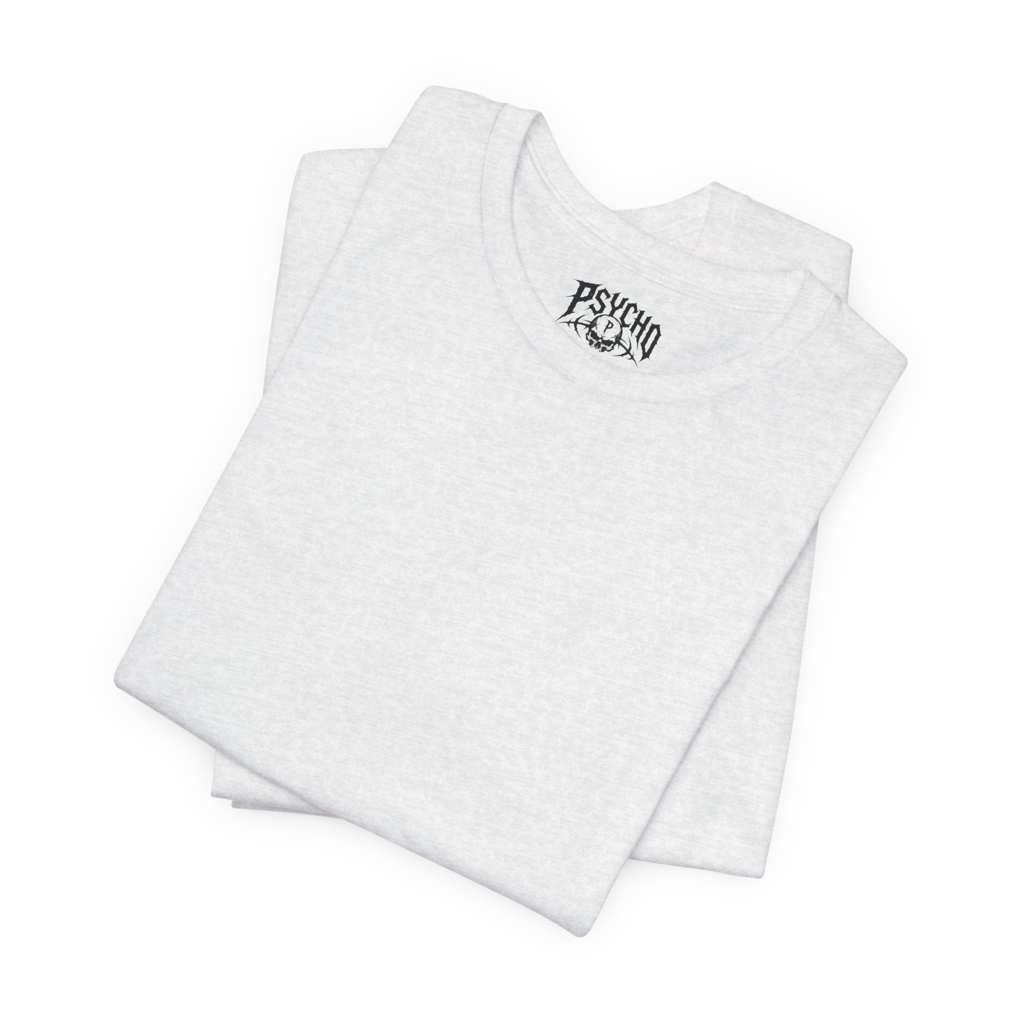 Psycho Clothing Co. Graphic Tee — Gothic Skull Logo T‑Shirt