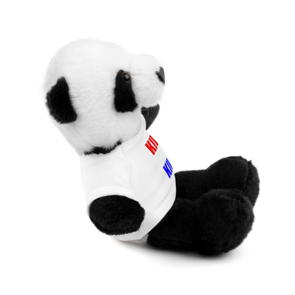 Kiwi Stripe Teddy Bear with Graphic Tee