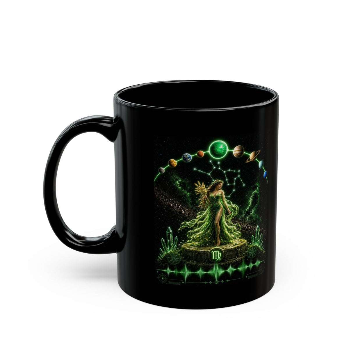 Zodiac Sign VIRGO -- Ceramic Mug, (11oz, 15oz)