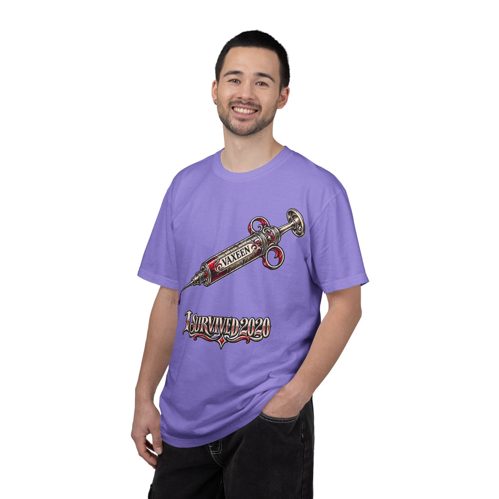I Survived 2020 T-Shirt — Retro Syringe Graphic Tee
