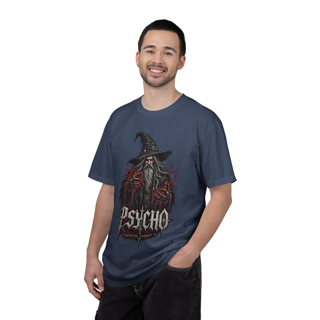 Psycho Wizard T-Shirt — Gothic Wizard Graphic Tee