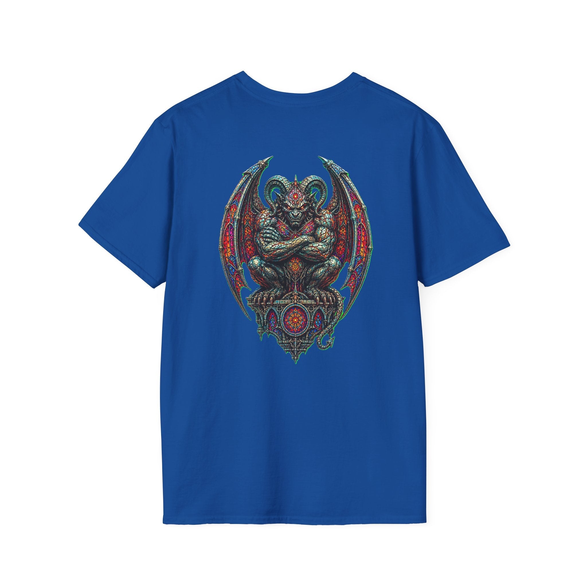 Demon Gargoyle Graphic T-Shirt — Gothic Occult Art Tee