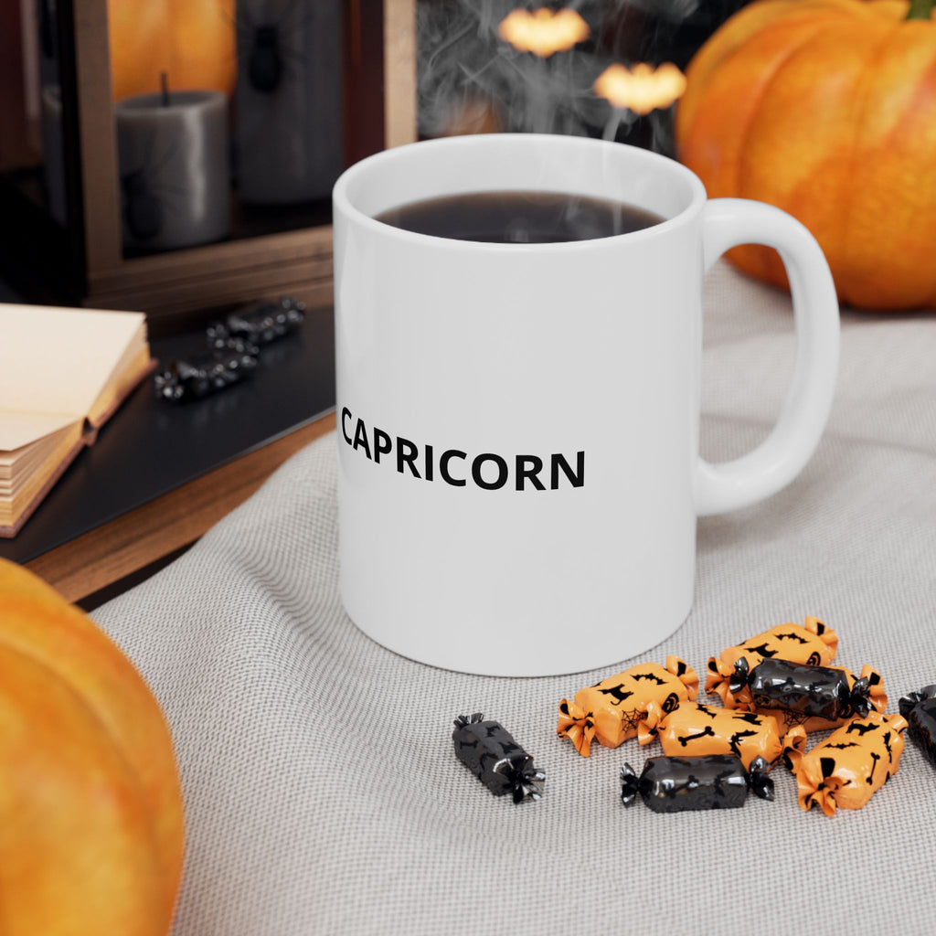 Zodiac Sign CAPRICORN -- Ceramic Mug, (11oz, 15oz)