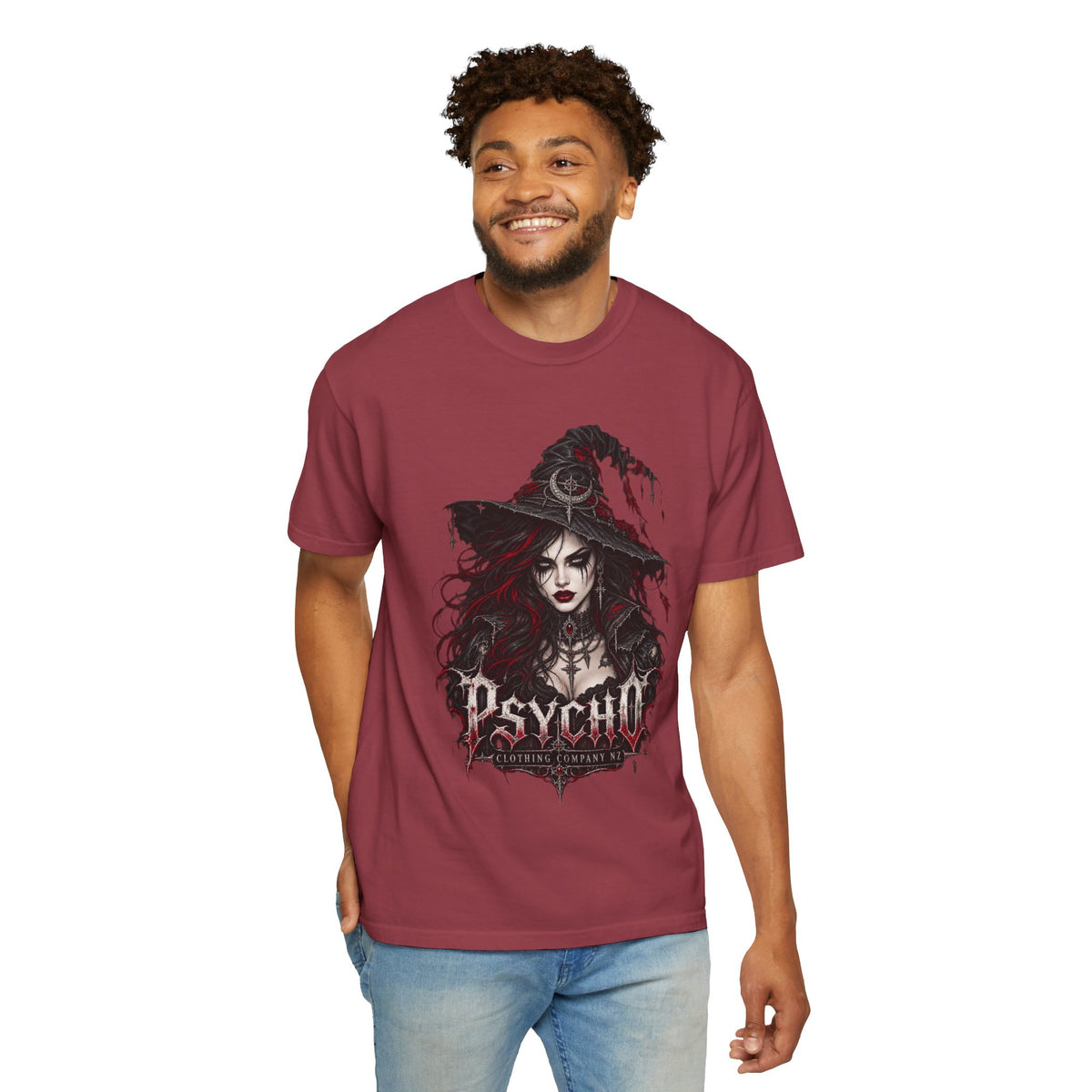 Psycho Witch Gothic Graphic T-Shirt