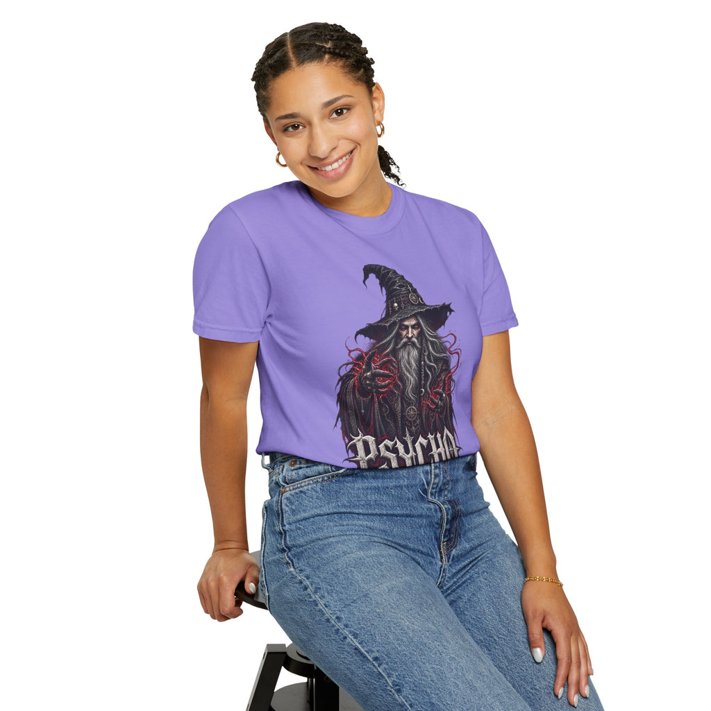 Psycho Wizard T-Shirt — Gothic Wizard Graphic Tee