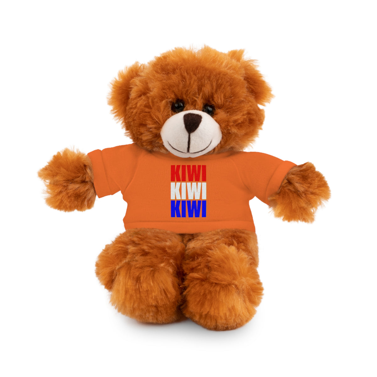Kiwi Stripe Teddy Bear with Graphic Tee