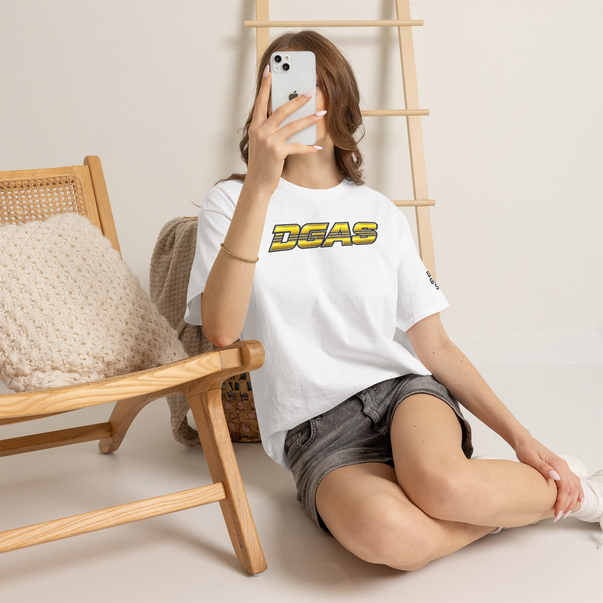 DGAS (Dont Give A Shit) Graphic Tee — Bold Retro Racing Logo T‑Shirt
